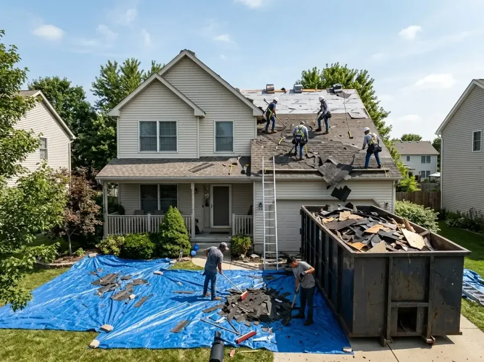 roof-replacement-debris-remova-004 — frequently asked questions, Cheapest Dumpster Rentals in Washington Court House, OH